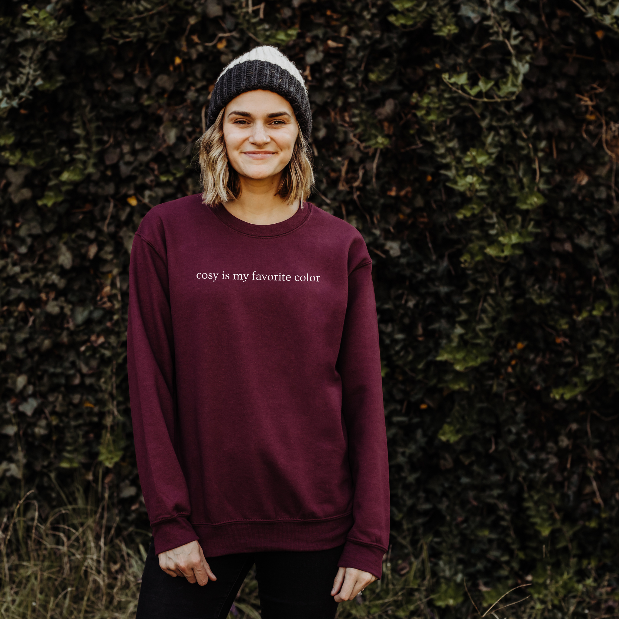 Cosy is my Favorite Color Crew Neck Sweatshirt